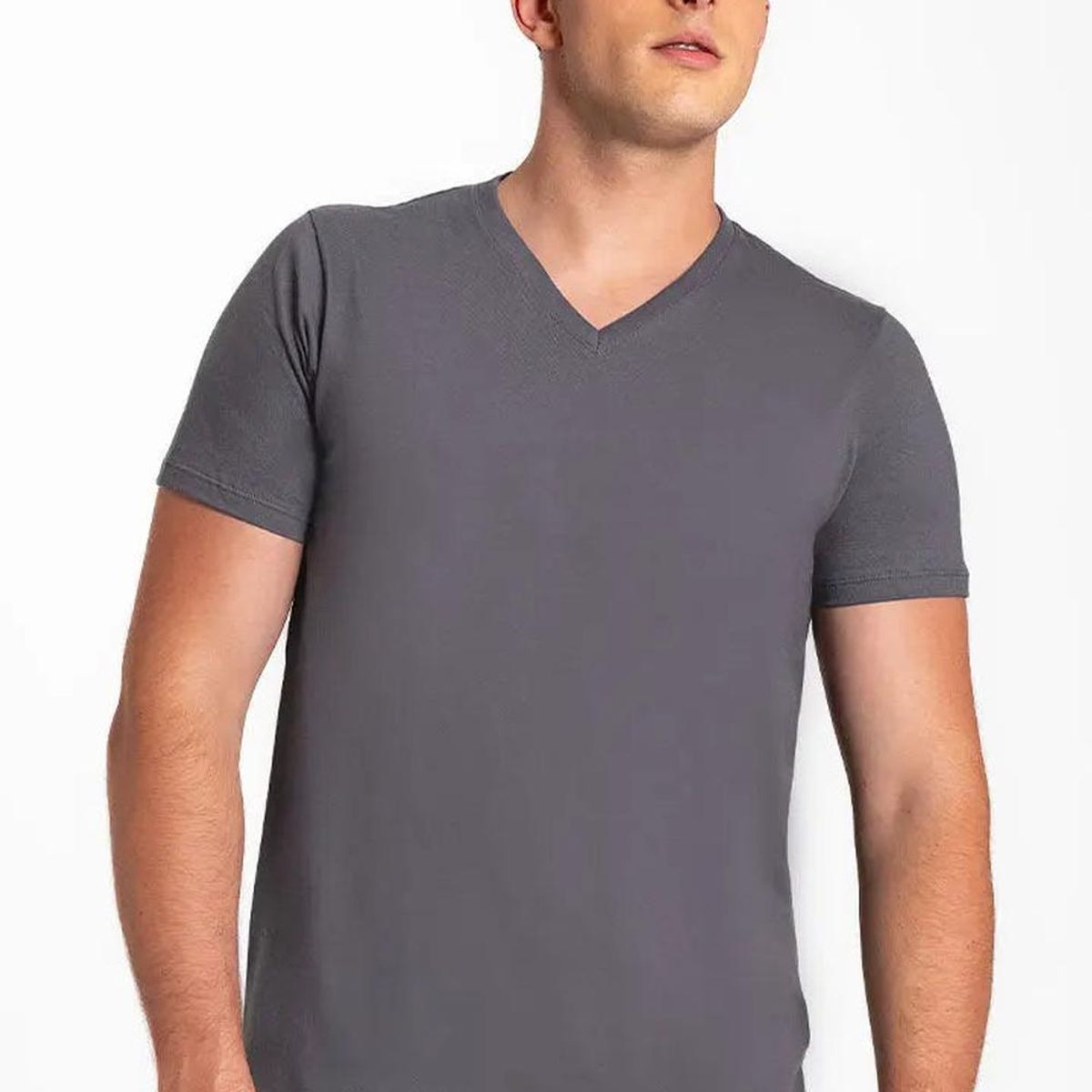 DIANE & GEORDI - Camiseta cuello V 2850 - Gris