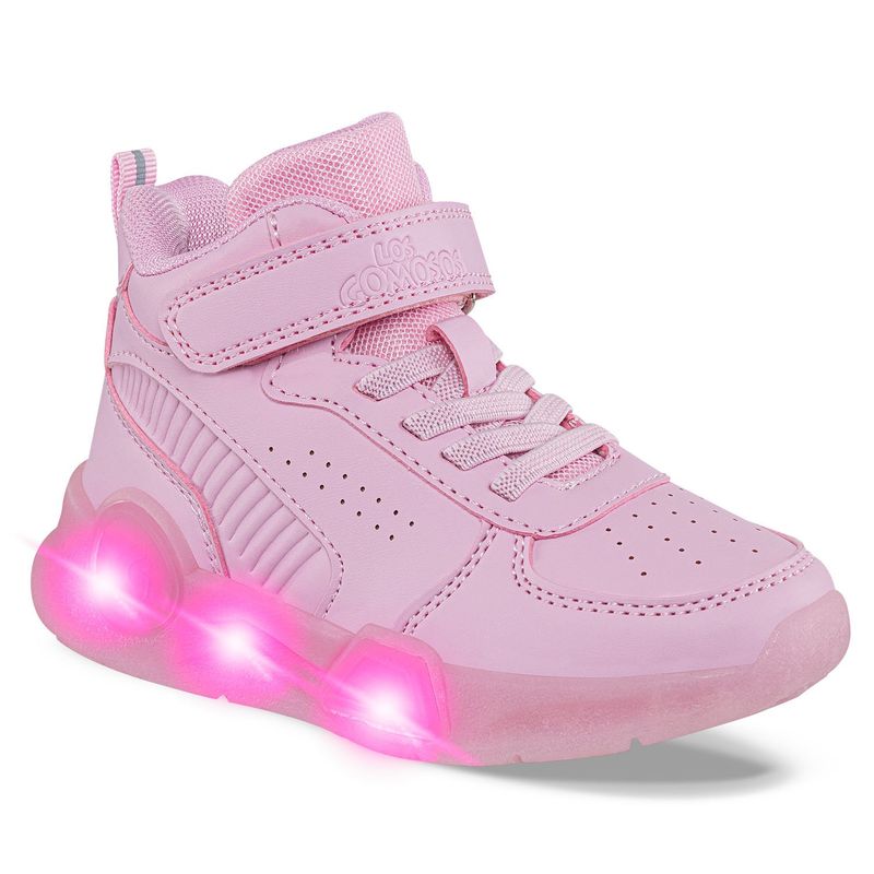 LOS GOMOSOS - Tenis Luces Sorel Rosa para Niña Los Gomosos