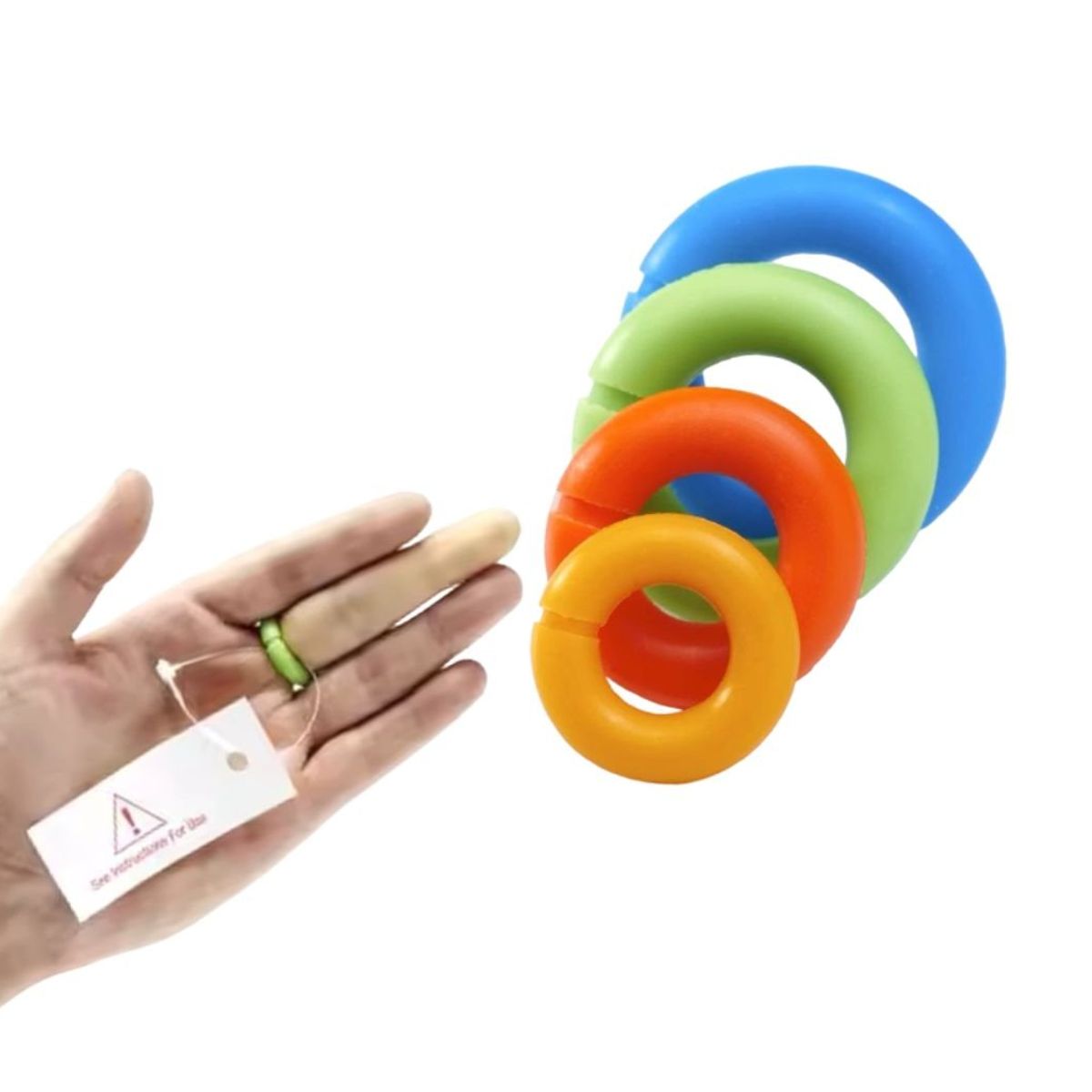 GENERICO - torniquete o anillo hemostático para el dedo tamaño surtido