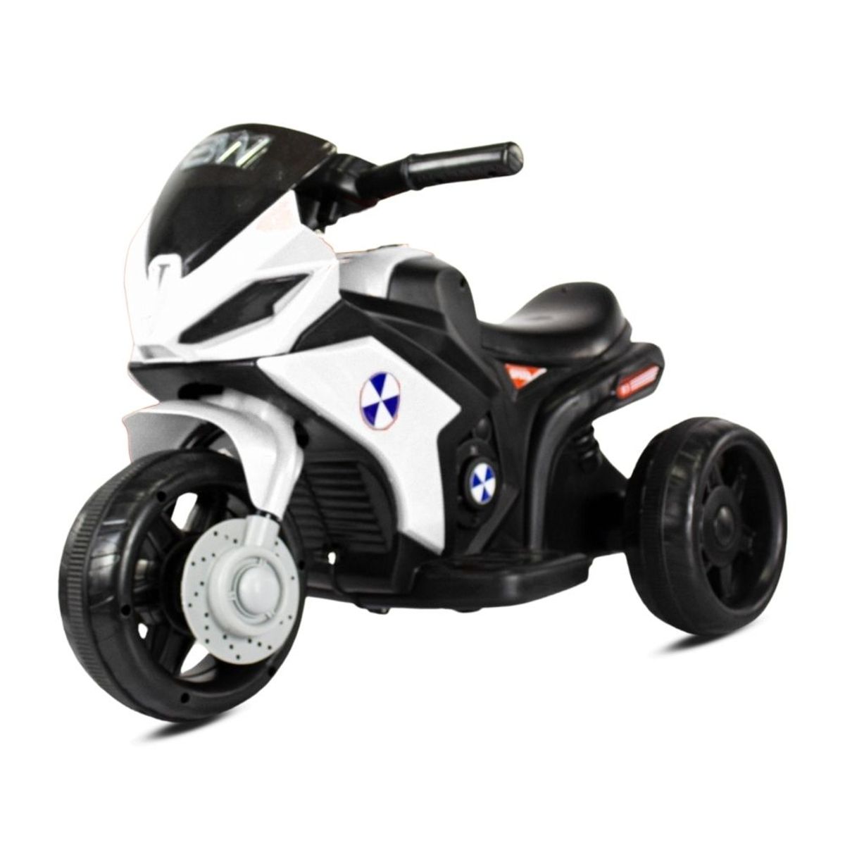 PRINSEL - Moto Eléctrica Recargable niños niñas Paris GP Blanco 6V