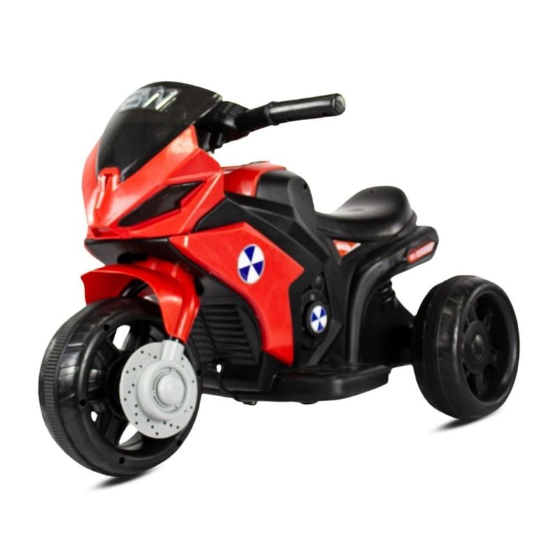 PRINSEL - Moto Electrica Recargable niños niñas Paris Rojo 6V
