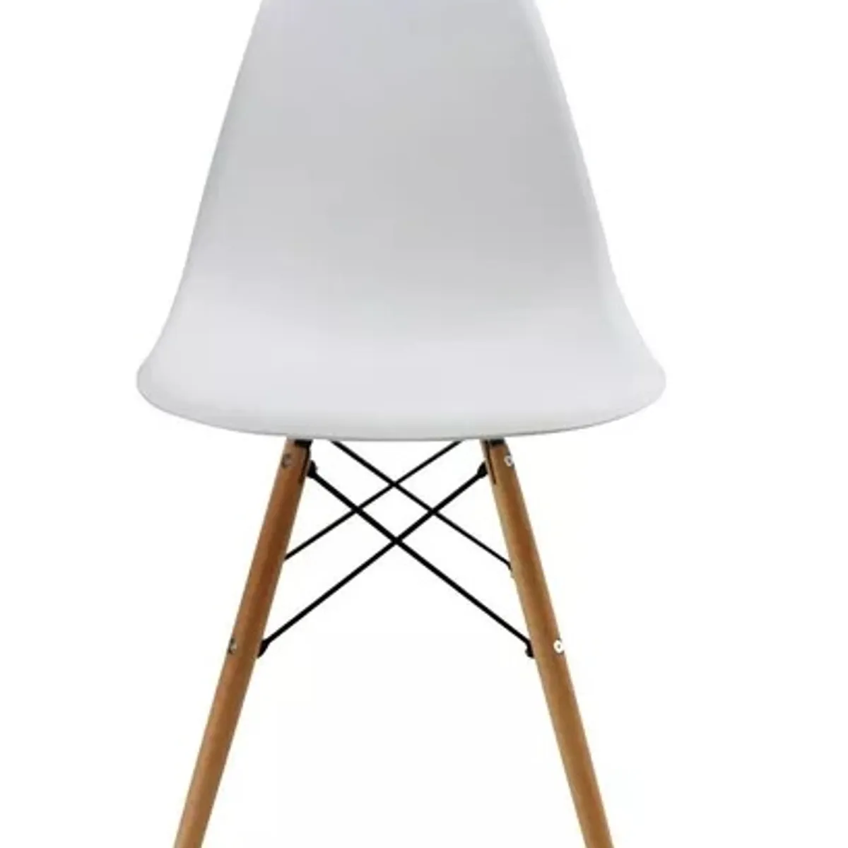 GENERICO - Silla de comedor BoxBit Eames con estructura color blanco