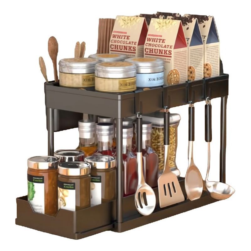 GENERICO - Estante Organizador Multiusos Bandeja Corrediza Mesón Cocina