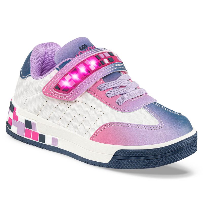 LOS GOMOSOS - Tenis Luces Perenne Fucsia para Niña Los Gomosos