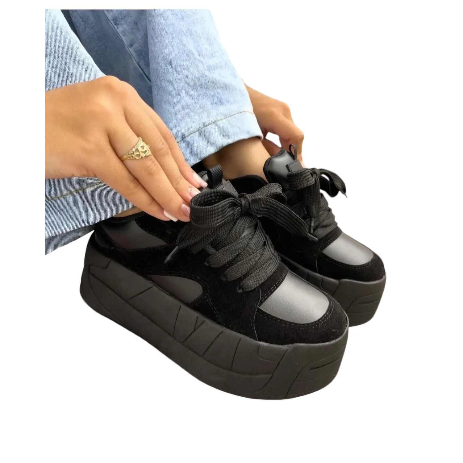 Tenis Plataforma Alta Mujer Tenis Plataforma Para Mujer Tenis