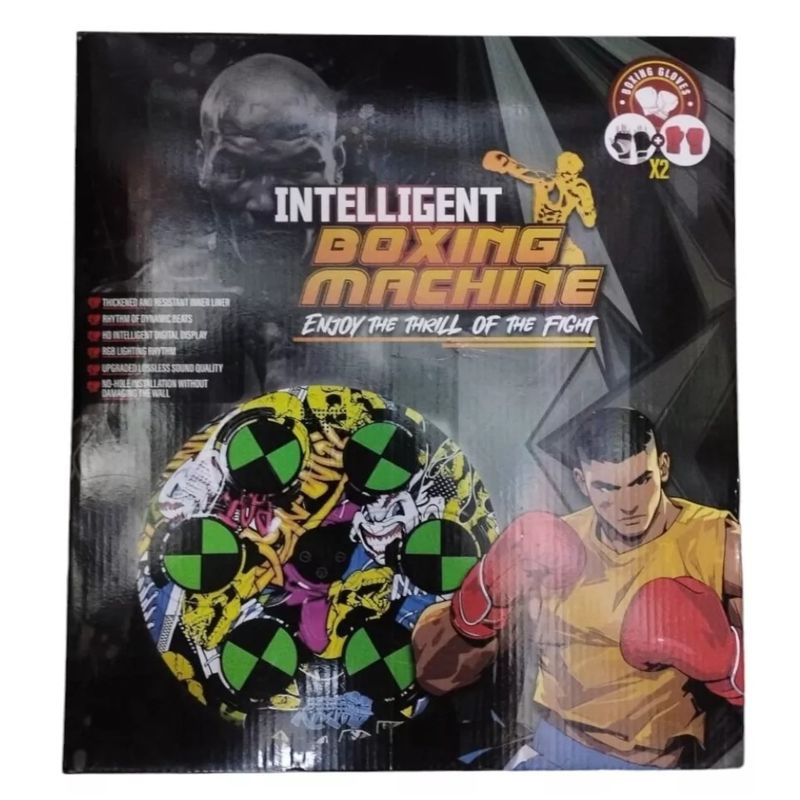 GENERICO - Maquina Musical Boxeo Ritmico Bluetooth +2 Guantes Y Diseños