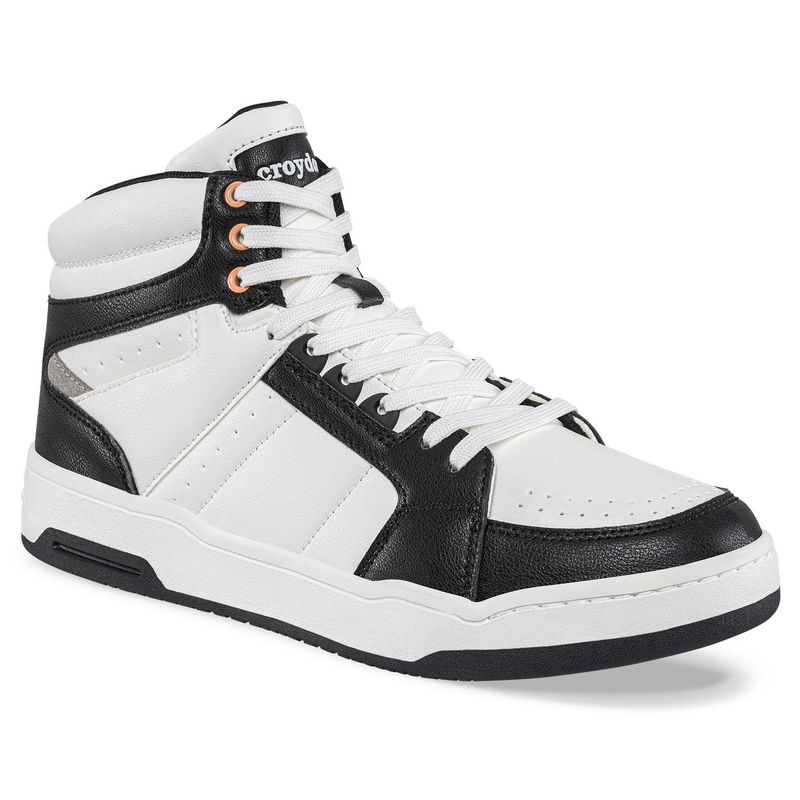CROYDON - Tenis Urbanos Fazer Blanco-Negro para Hombre Croydon
