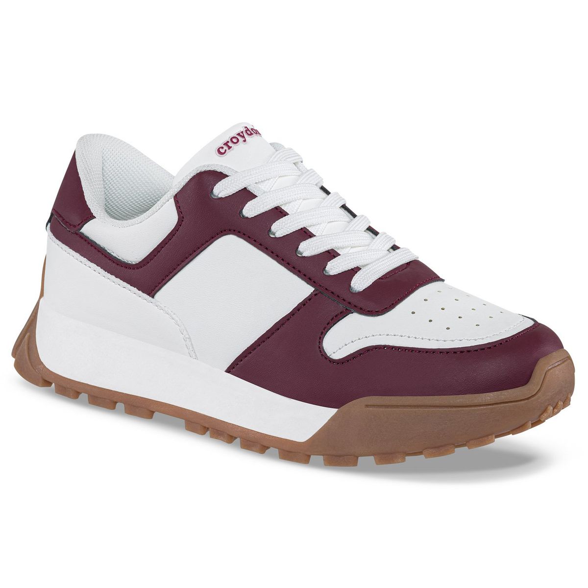 CROYDON - Tenis Wunter Blanco-Vino Croydon para Mujer