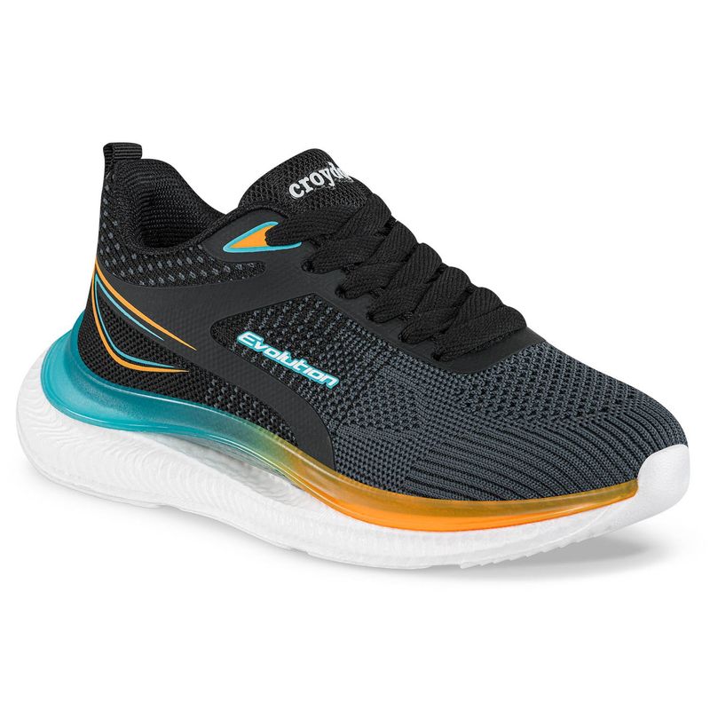 CROYDON - Tenis Running Lotox Negro para Niño Croydon