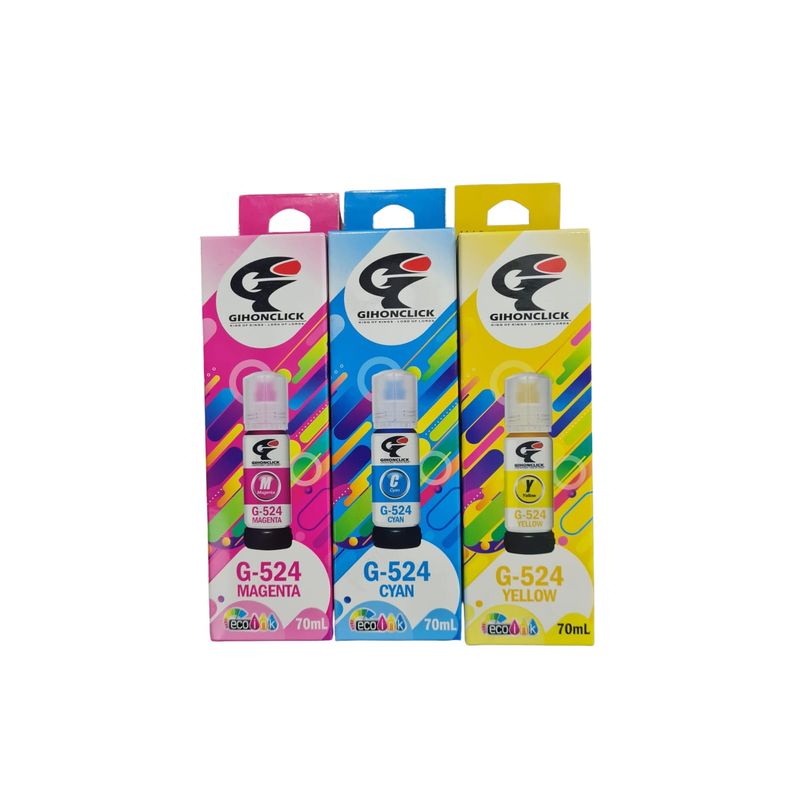 GENERICO - 3 Tintas Genericas 524 Para Impre Epson L6490 L15150 L15160