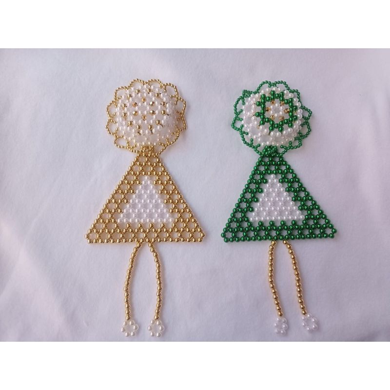 GENERICO - Muñeca de navidad chismosas en pedrería