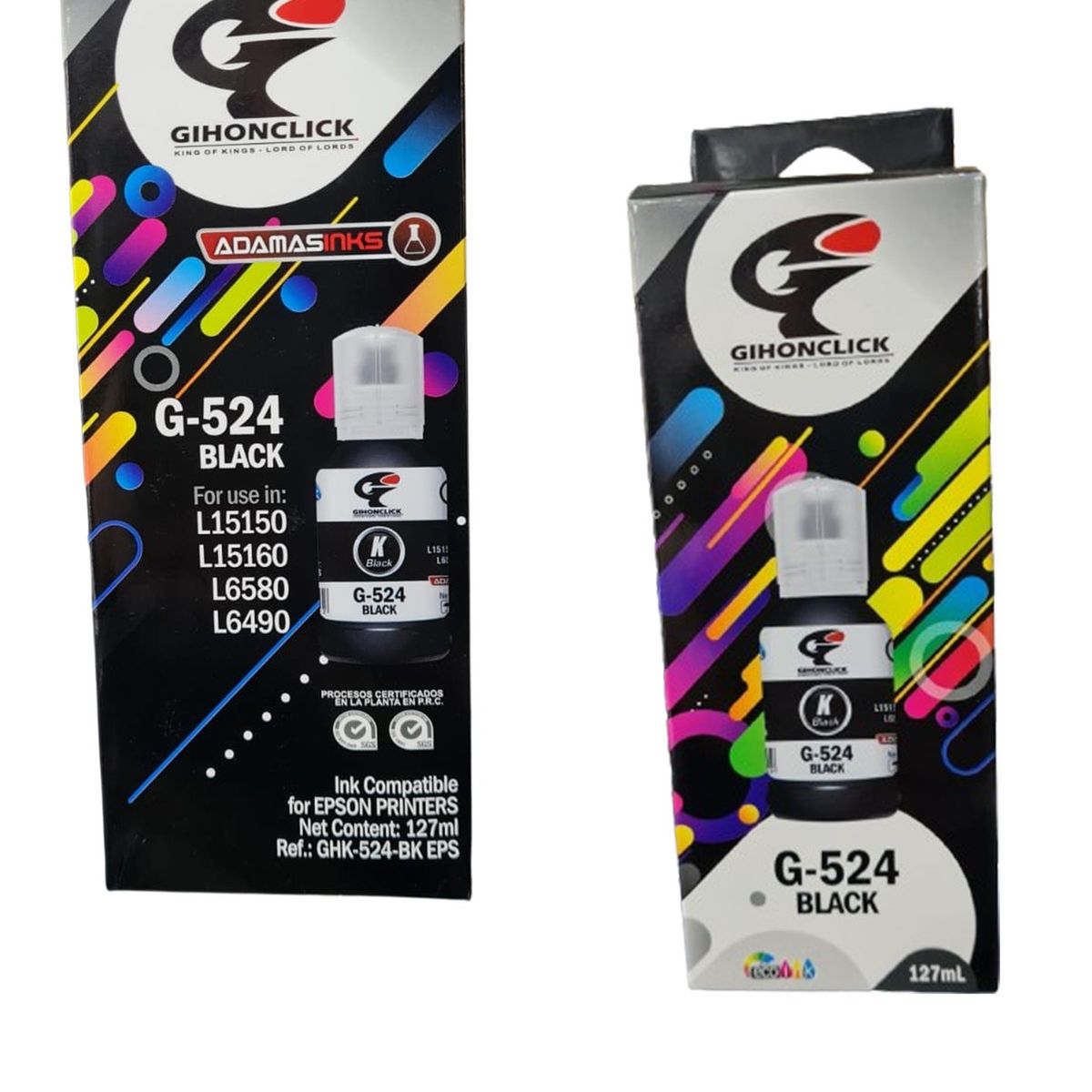 GENERICO - Tinta Negra 524 Para Impr Epson L6490 L15150 L15160 Generica