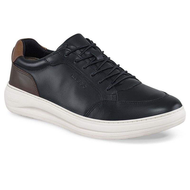 LUSSIO - Tenis Urbanos Linz Negro para Hombre Lussio