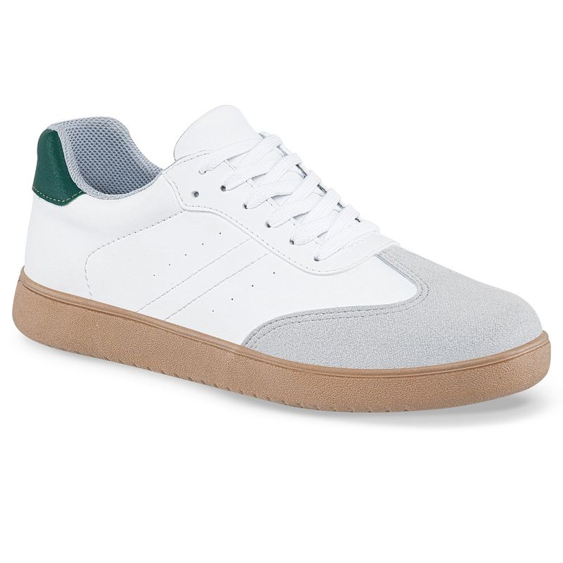 CROYDON - Tenis Urbanos Kameko Blanco-Verde Croydon para Hombre