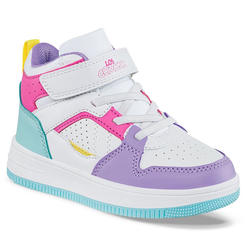 LOS GOMOSOS - Tenis Urbanos Klaz Blanco-Mora para Niña Los Gomosos