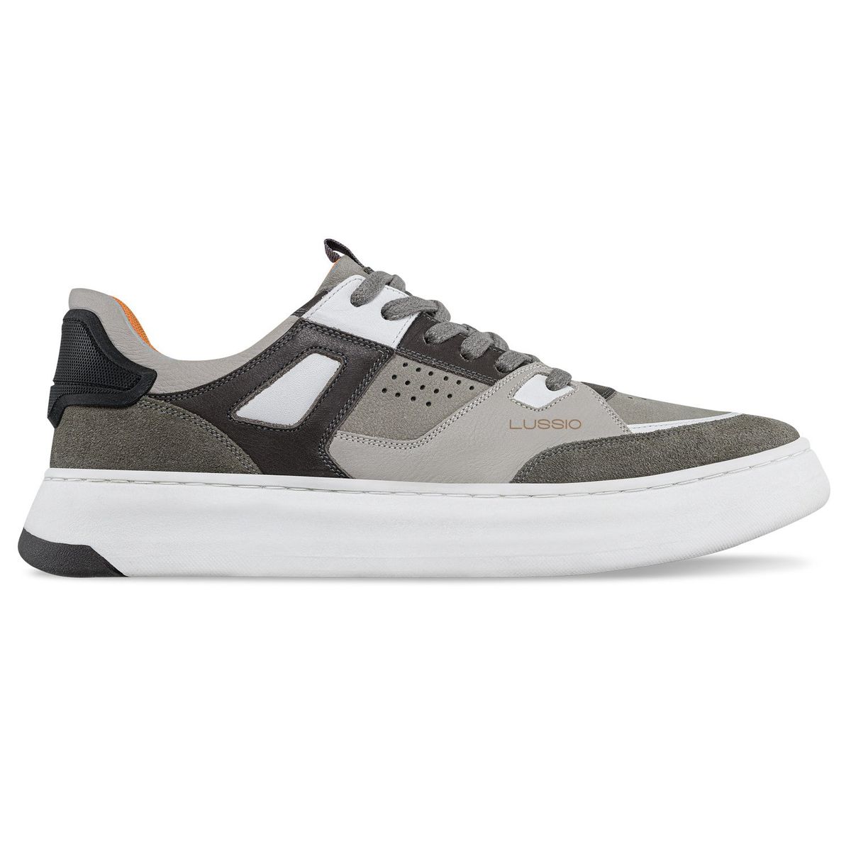 LUSSIO - Zapatos Casuales Balem Gris Lussio para Hombre