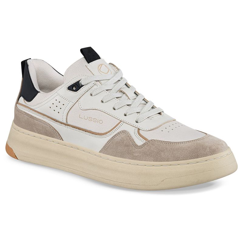 LUSSIO - Tenis Urbanos Niccolo Beige para Hombre Lussio