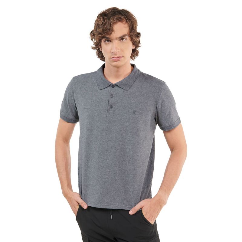 TOTTO - Camisa Polo Youngpolo Gris Hombre