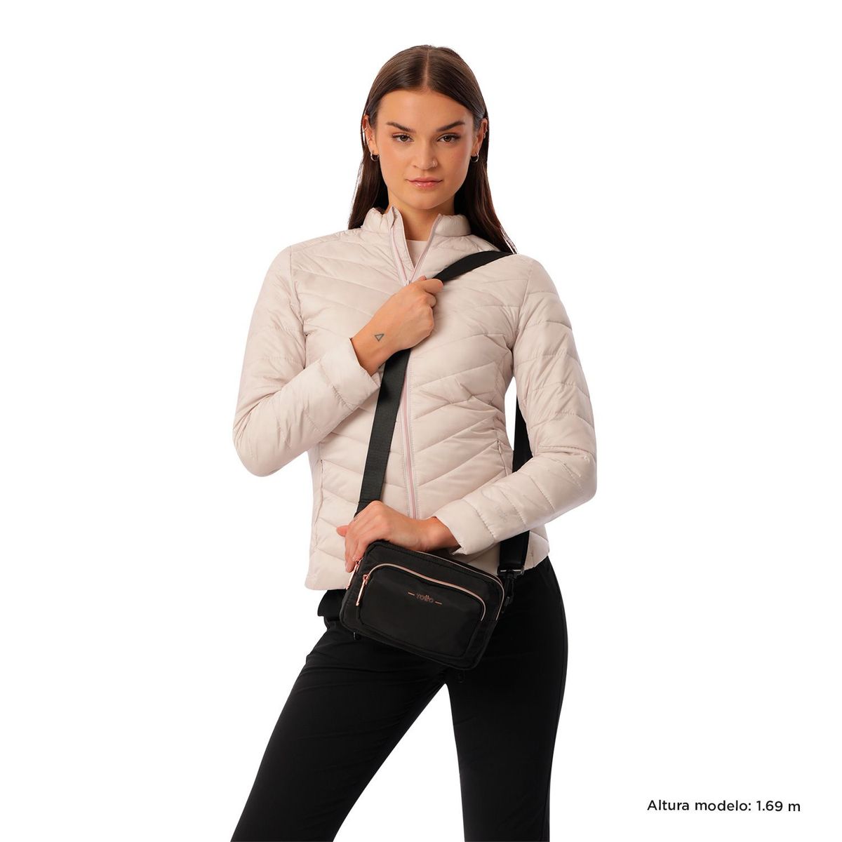 TOTTO - Bolso para Mujer 2 en 1 Funty Crossbody Negro