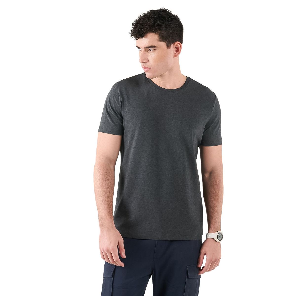 TOTTO - Camiseta para Hombre Manne Gris