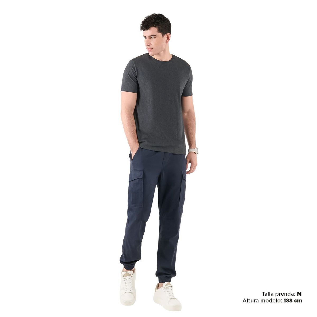 TOTTO - Camiseta para Hombre Manne Gris