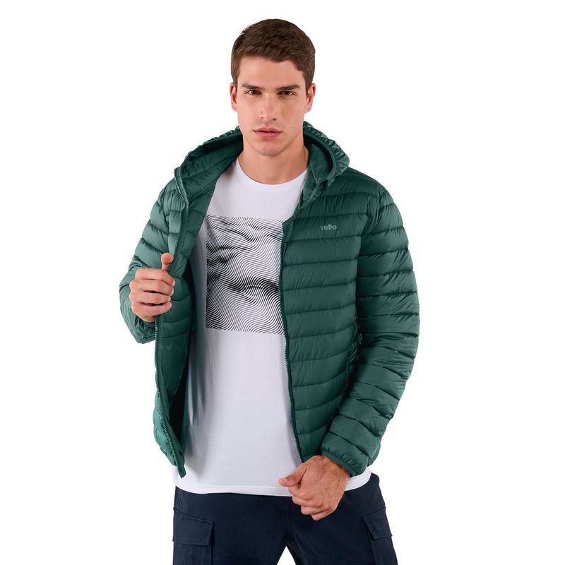 TOTTO - Chaqueta para Hombre Colorout Verde