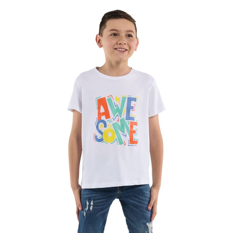 TOTTO - Camiseta para Niño Lotto 2 Blanca