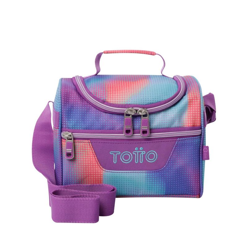 TOTTO - Lonchera Pizarra Glitter Verde con Aislamiento Térmico