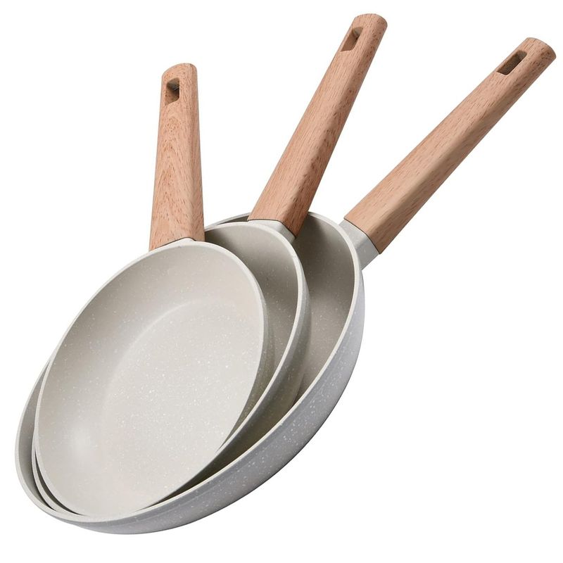 ONE PIXEL - Juego De Sartenes X3 Antiadherentes Cocina Induccion Duraderos