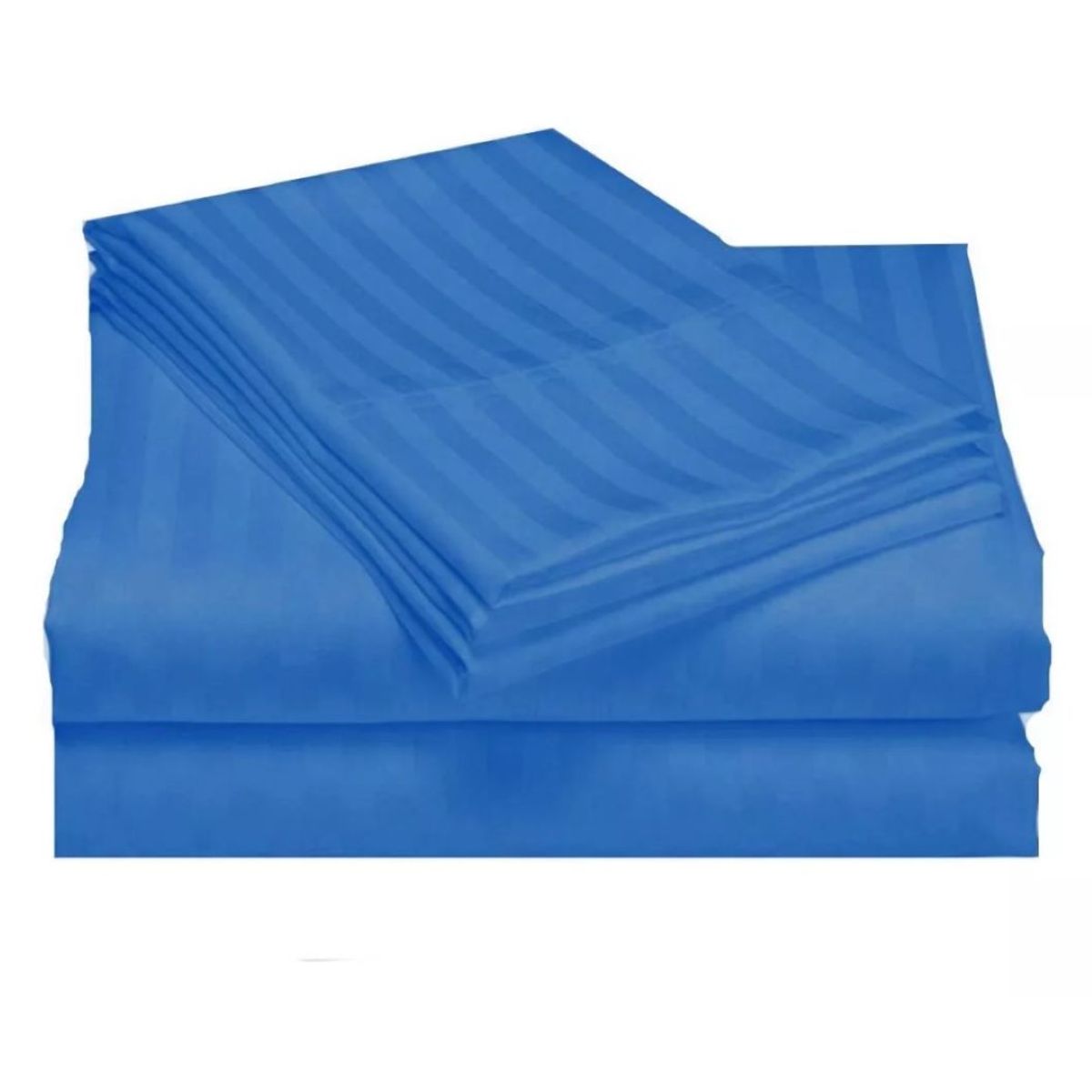 ZHOPI CO - Juego Sabanas Cama Doble Color Azul de Lujo