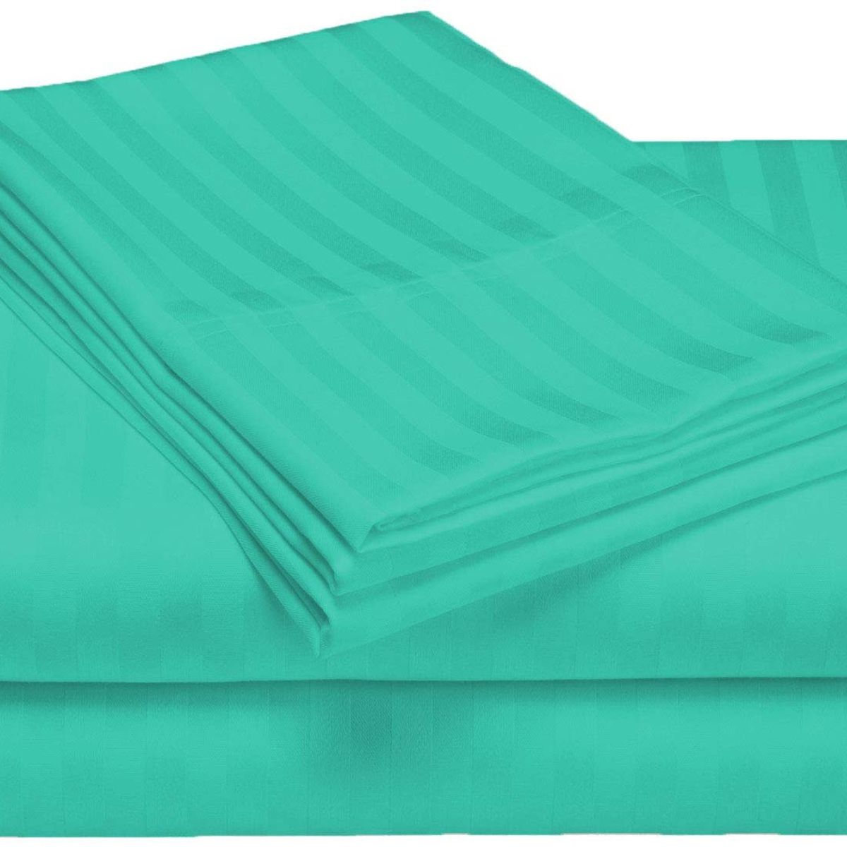 ZHOPI CO - Juego Sabanas Cama Doble Color Verde de Lujo
