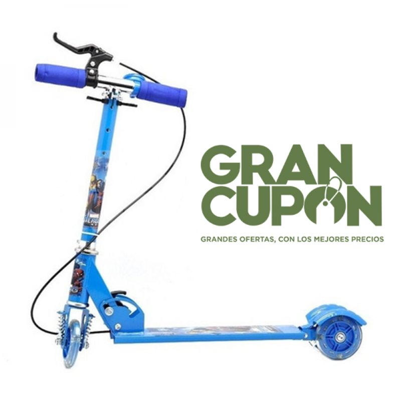 GENERICO - Patineta Para Niños en Aluminio Roja