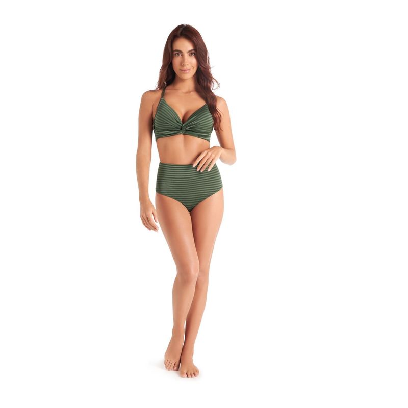 CHAMELA - Vestido De Baño Panty  Verde Oliva 43715