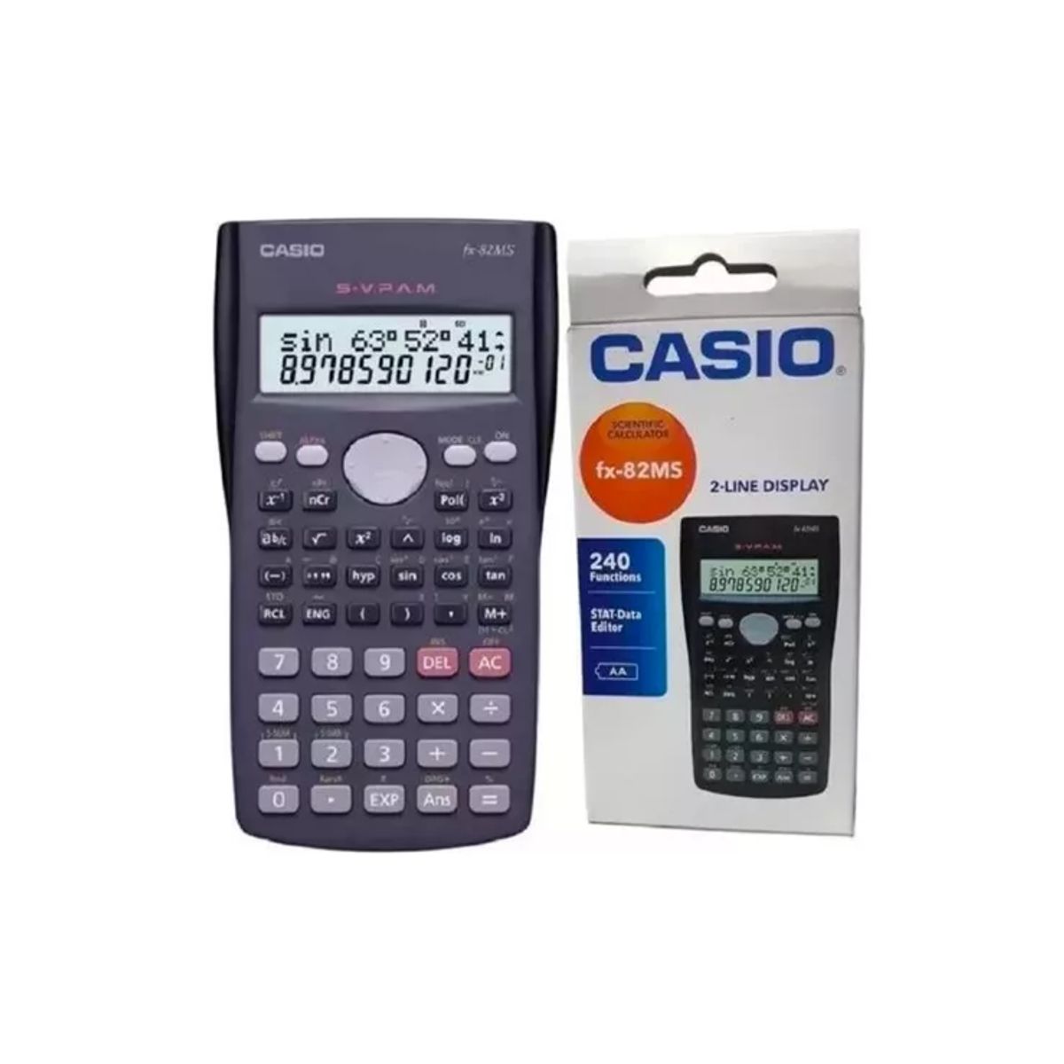 SKY - Calculadora Científica Casio Fx-82ms Color Gris