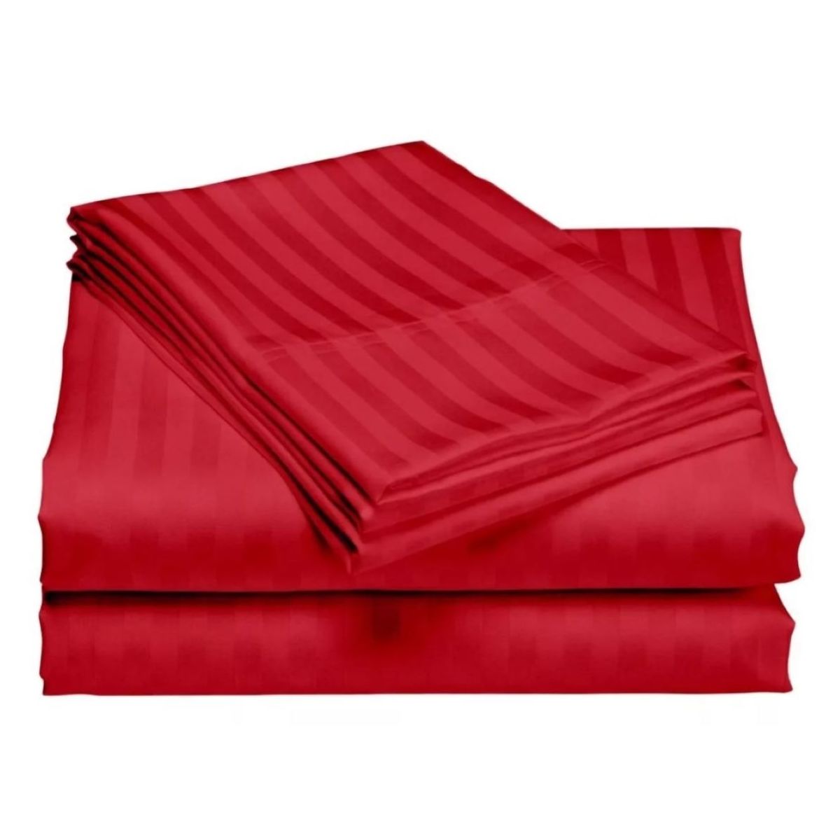 ZHOPI CO - Juego Sabanas Cama Doble Color Rojo de Lujo