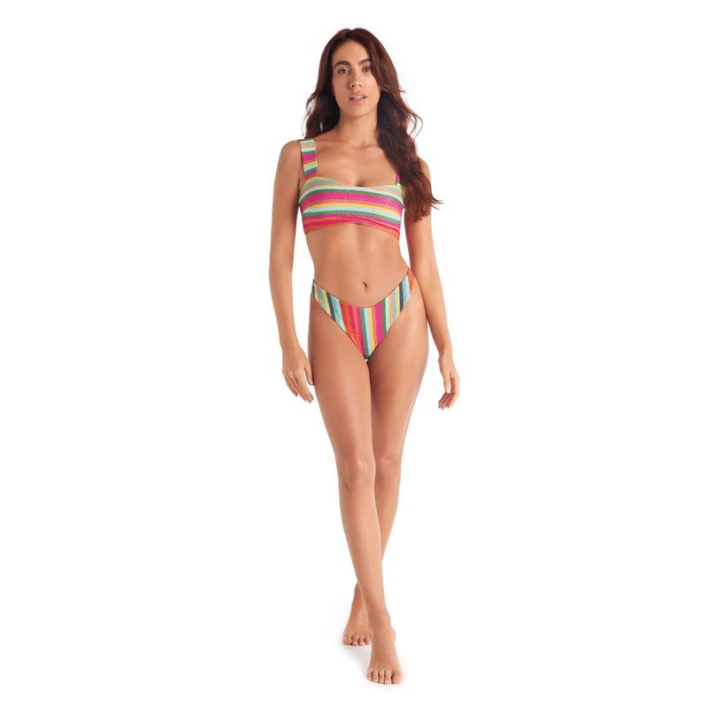 CHAMELA - Vestido De Baño Panty  Rayas 43695