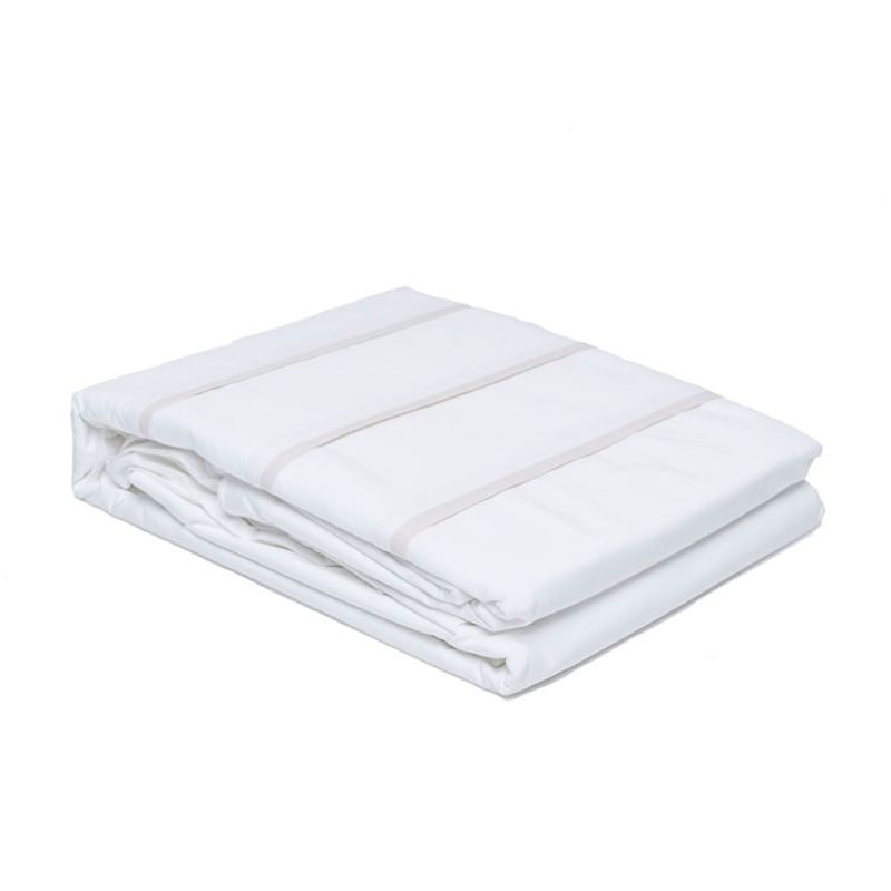 DISTRIHOGAR - Cover Duvet 200 Hilos Bambú Bambussa Blanco Sencillo