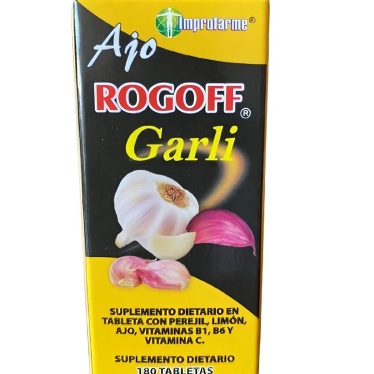 GENERICO - Ajo con perejil limón vitaminas B1B6C 180tab RSN SD2017-0003988