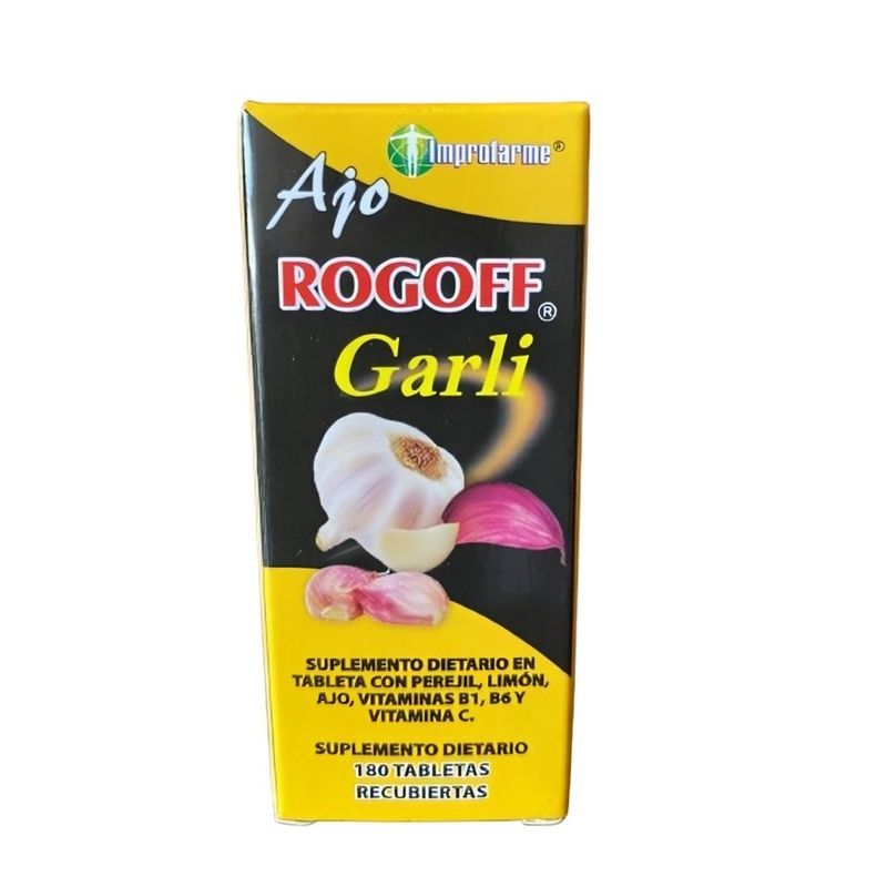 GENERICO - Ajo con perejil limón vitaminas B1B6C 180tab RSN SD2017-0003988