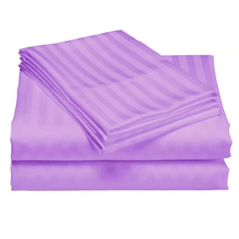 ZHOPI CO - Juego Sabanas Cama Queen Color Lila De Lujo