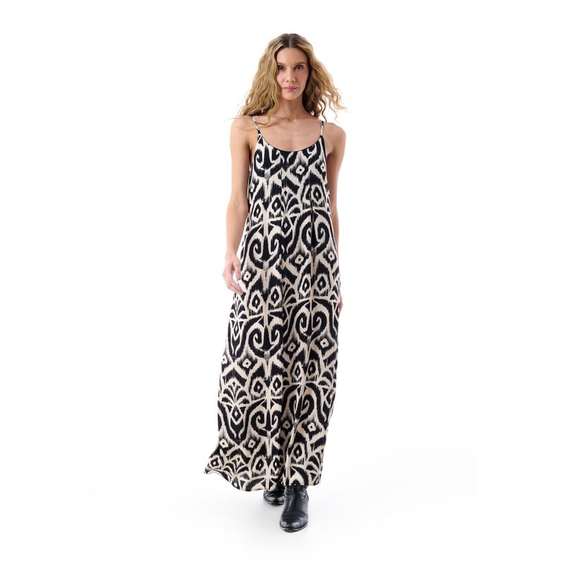 BELIFE - Vestido Largo Con Cargaderas