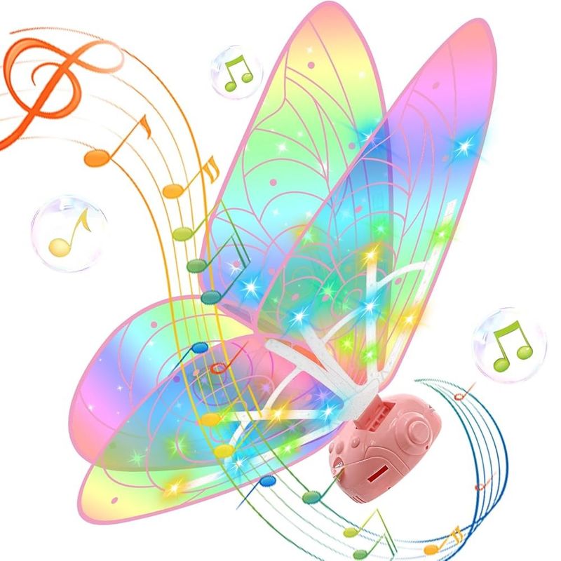 GENERAL - Alas Mariposa Movimiento Electricas Luz Led Musica