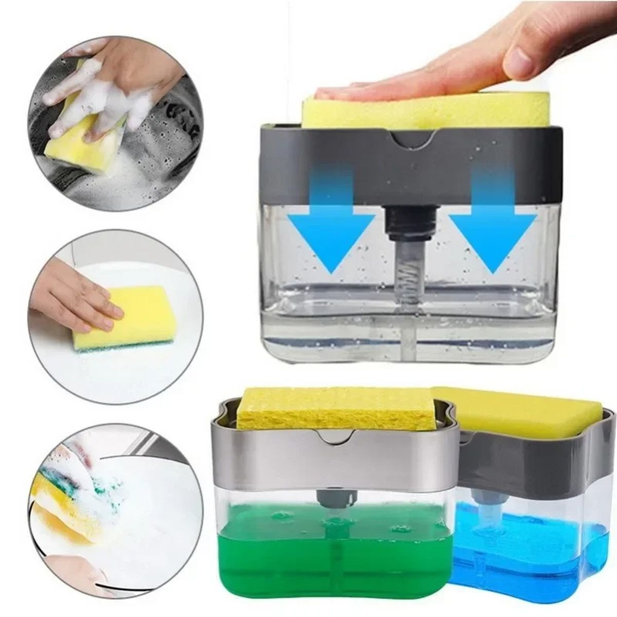 GENERICO - Dispensador de Jabón Liquido  Para Platos de Cocina