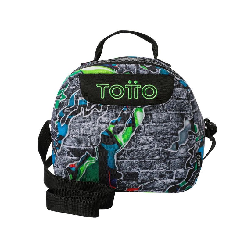 TOTTO - Lonchera Borrador Gris con Aislamiento Térmico