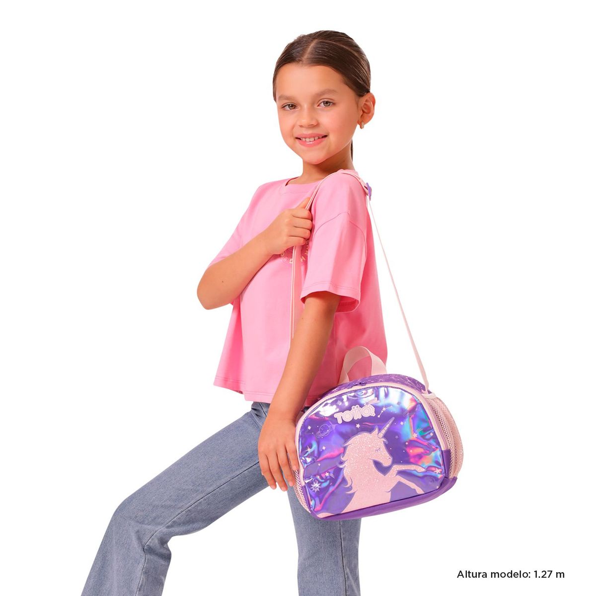 TOTTO - Lonchera con Aislamiento Térmico Unispace Morado