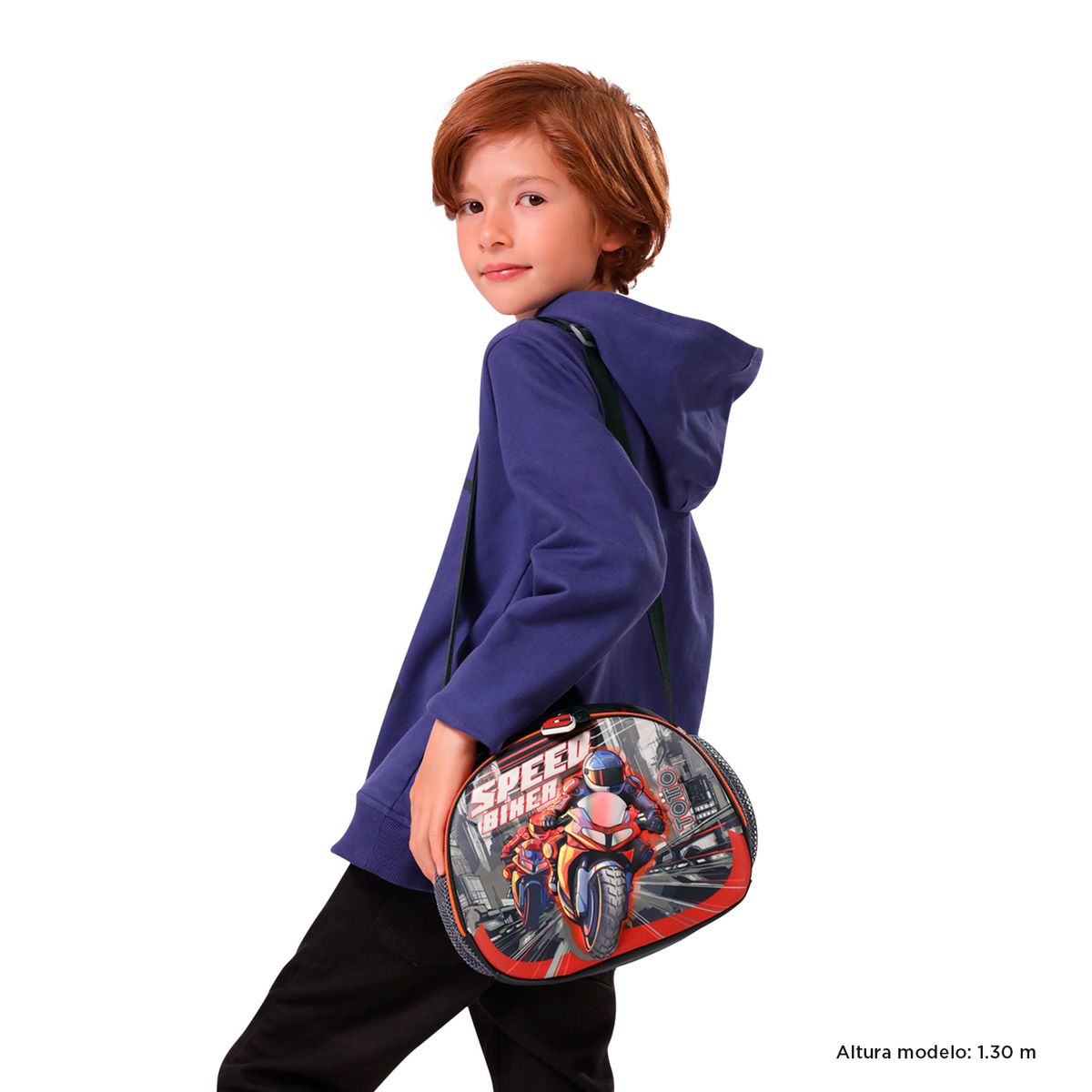 TOTTO - Lonchera con Aislamiento Térmico Speed Biker Rojo