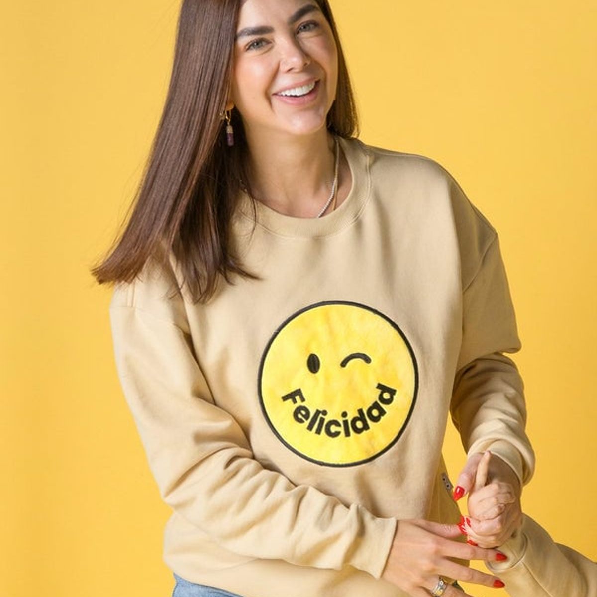 DOSOJOS - Buzo ECO oversized unisex en poliéster reciclado y algodón peruano