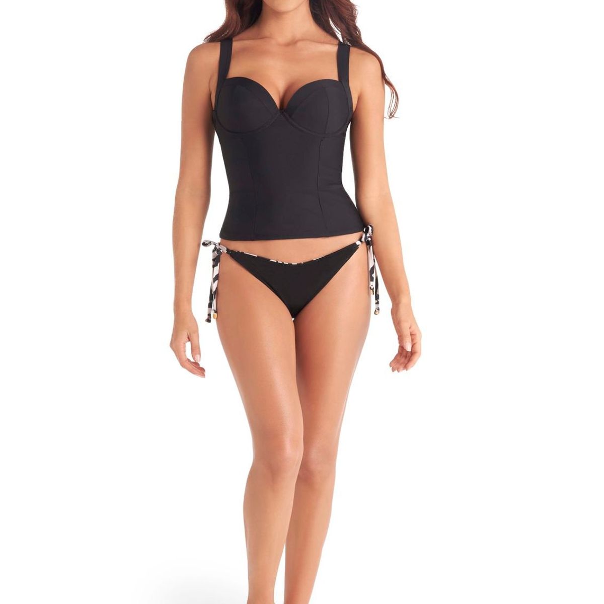 CHAMELA - Vestido De Baño Tankini  Negro 43975