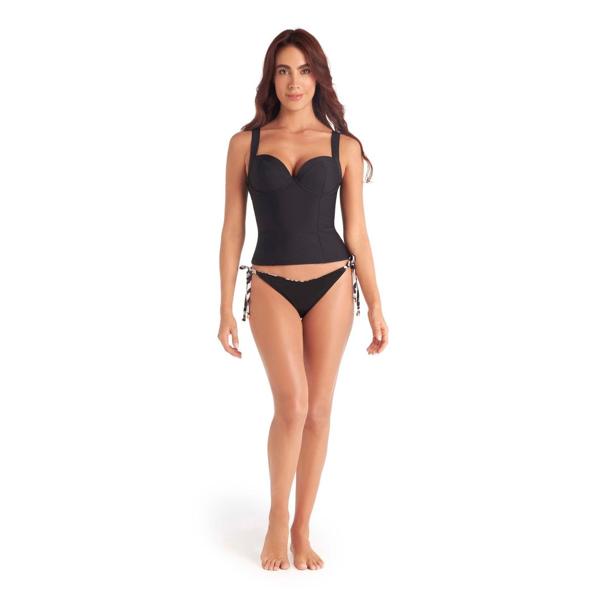 CHAMELA - Vestido De Baño Tankini  Negro 43975