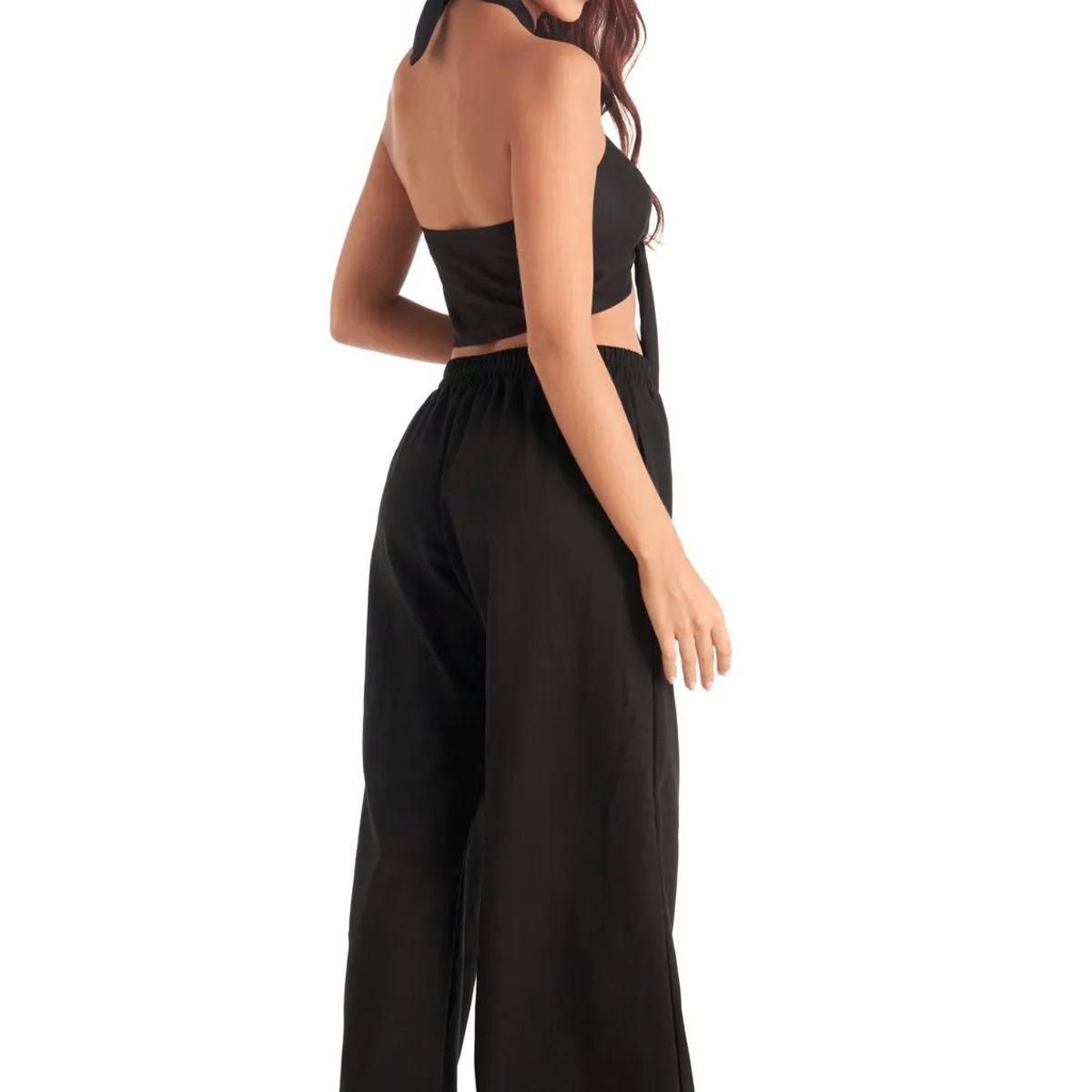 CHAMELA - Top Anudado   De Baño Negro Chamela 43995